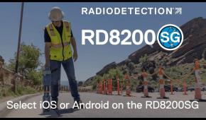 Selecting iOS or Android on the RD8200SG